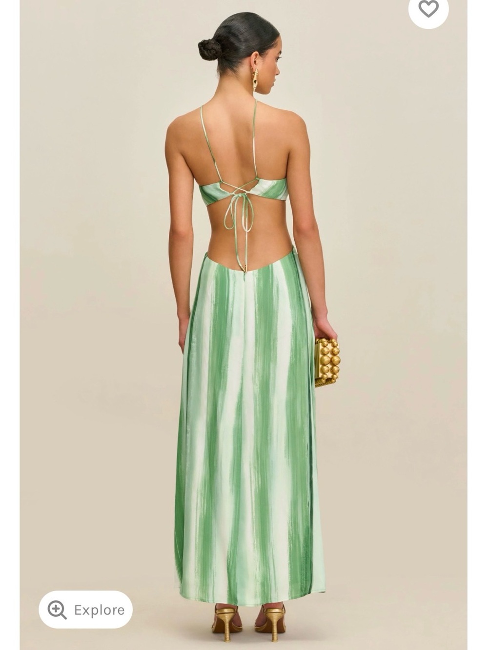 CULT GAIA Esmeralda Dress - Calla Lilly Painted Stripe - Picture 4 of 9